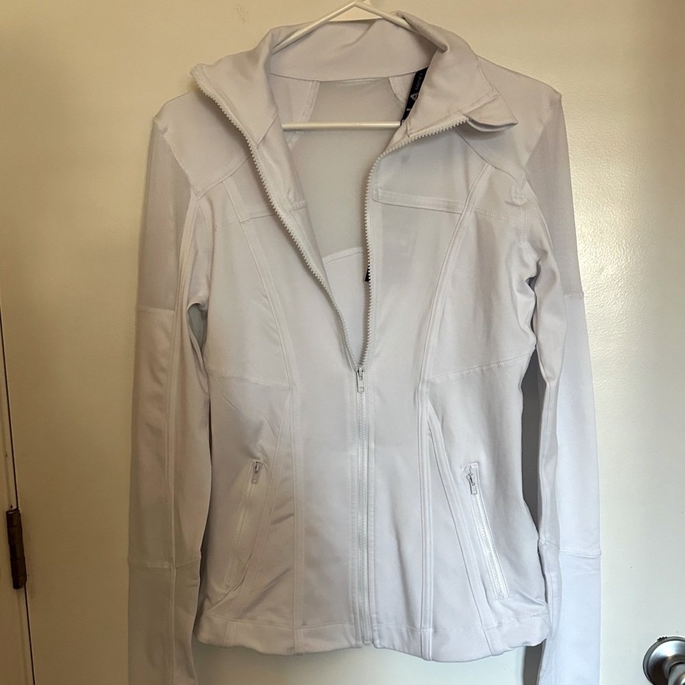 NWT LA Society White Zip Up